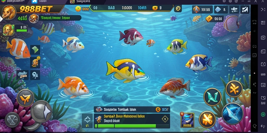 Screenshot gameplay Tembak Ikan yang seru dan penuh aksi.