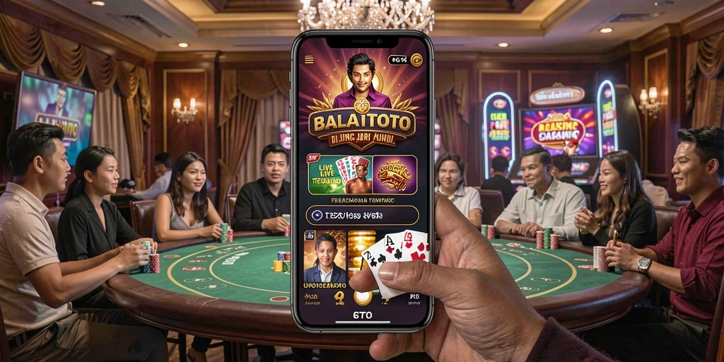Tampilan gameplay Live Casino yang menegangkan dari BALAITOTO.