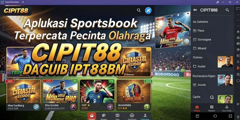 Tampilan gameplay menarik dari aplikasi Sportsbook CIPIT88.