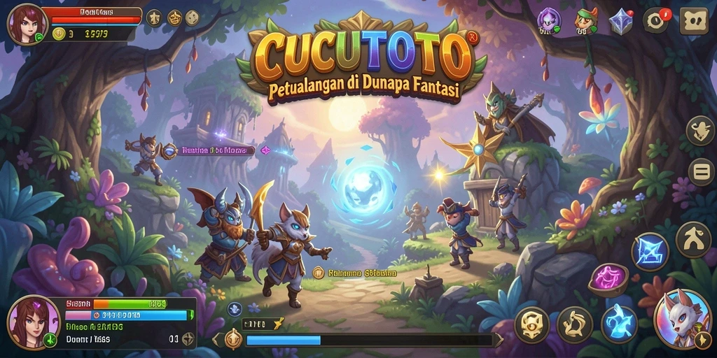 Gameplay seru CUCUTOTO di dunia petualangan yang menakjubkan.