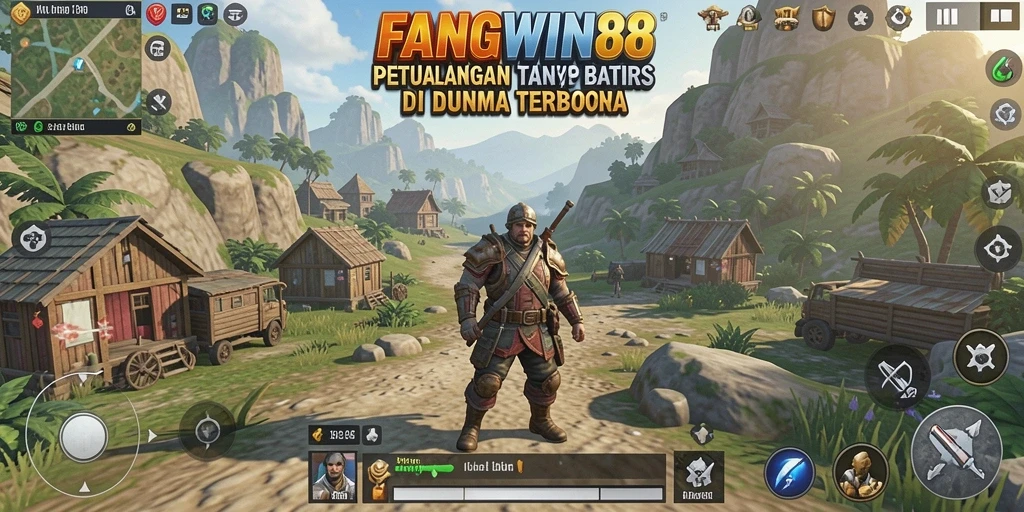 Tampilan menakjubkan dari gameplay FANGWIN88 di dunia terbuka.