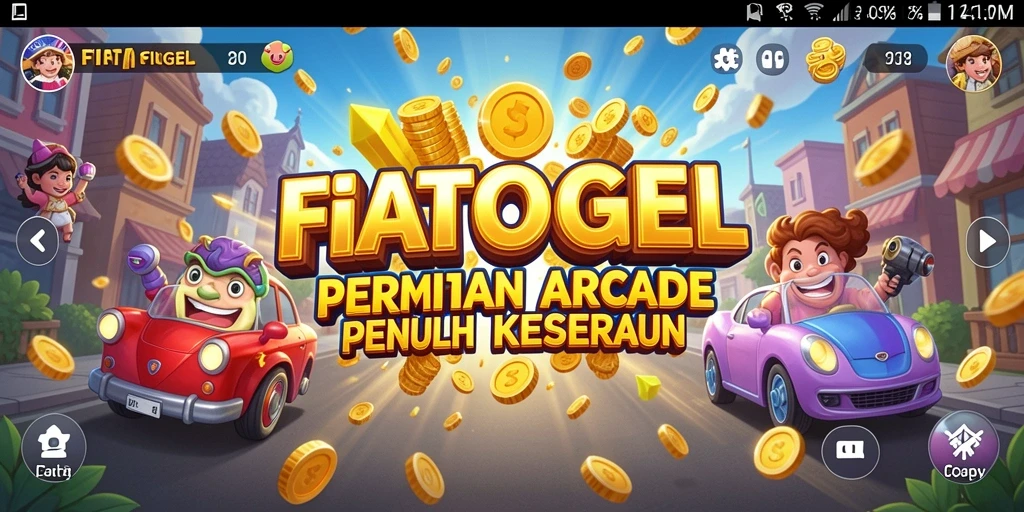 Tampilan gameplay seru dalam FIATOGEL yang mengasyikkan.