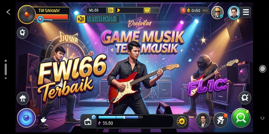 Tampilan gameplay FW66 yang seru dengan berbagai efek musik.