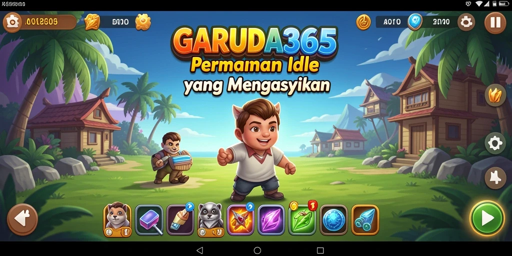 Tampilan gameplay GARUDA365 yang mengasyikan dalam kategori Idle.