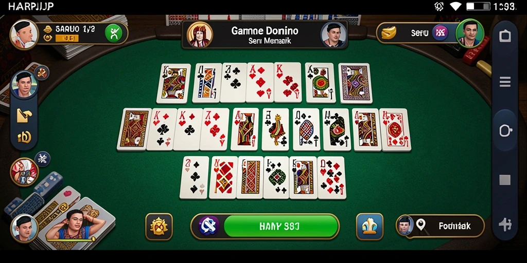 Tampilan gameplay seru dalam HARAPJP yang membuat ketagihan.