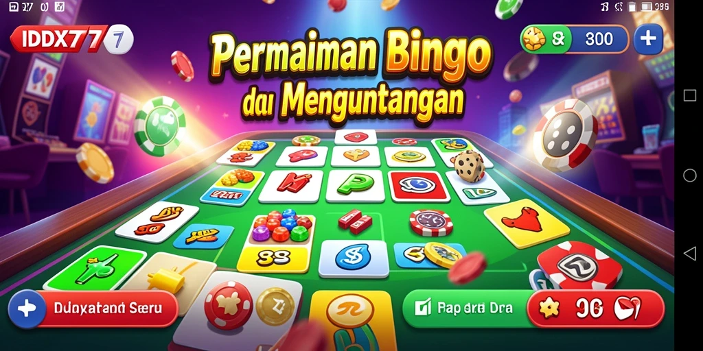 Tampilan gameplay Bingo IDX777 yang seru dan interaktif.