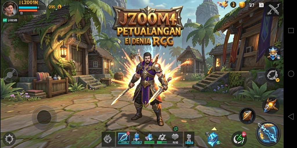Gameplay seru dan menarik dalam dunia RPG J200M.