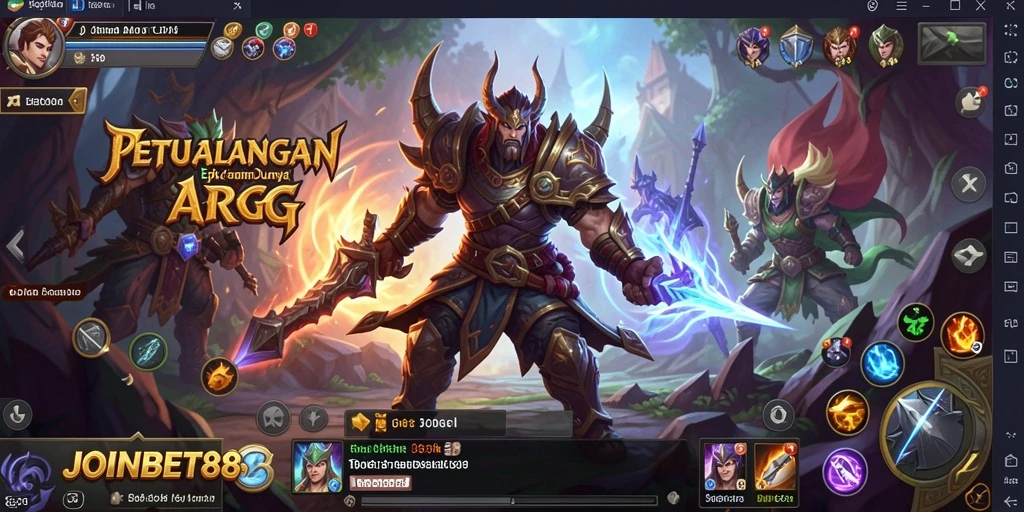 Tampilan gameplay seru dari JOINBET88 dalam dunia ARPG.