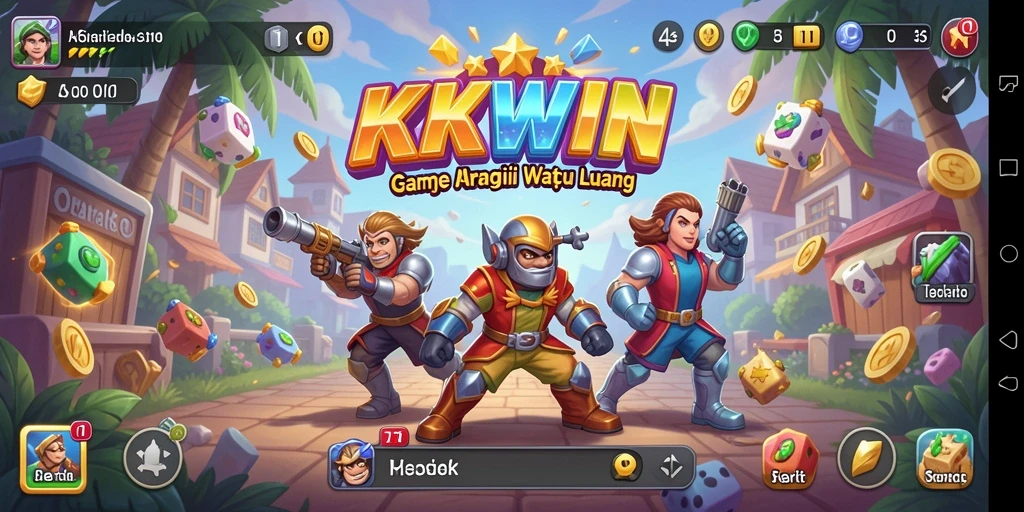 Menampilkan gameplay seru dalam KKWIN dengan grafis yang menarik.
