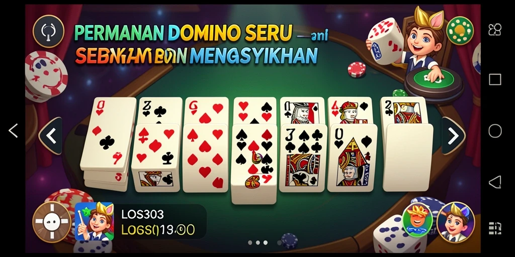 Screenshot gameplay LOS303 yang menampilkan aksi seru permainan Domino.
