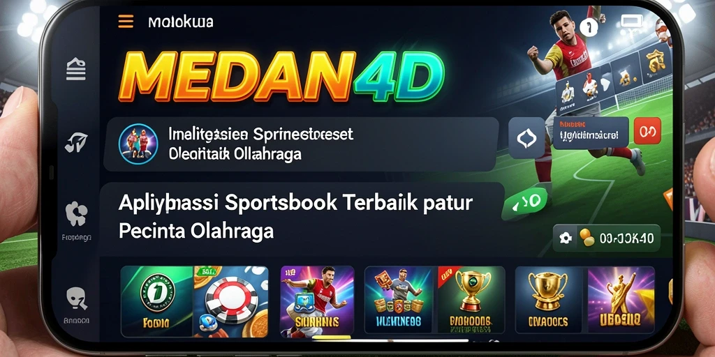 Tampilan gameplay seru dalam aplikasi Sportsbook MEDAN4D.