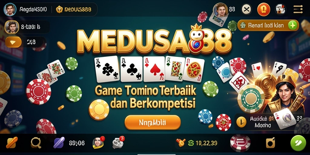 Tampilan gameplay seru MEDUSA88 yang menarik dan penuh warna.