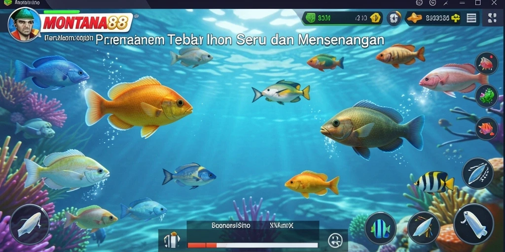 Tampilan gameplay MONTANA88 yang penuh warna dan menarik.