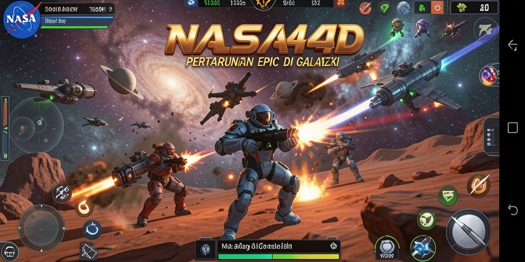 Gameplay seru dan menegangkan di luar angkasa.