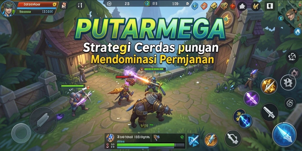 Screenshot PUTARMEGA menampilkan gameplay strategi yang menarik.