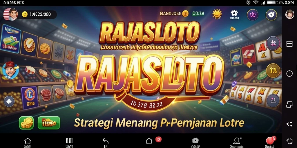 Screenshot gameplay menampilkan strategi dinamis dalam RAJASLOTO.
