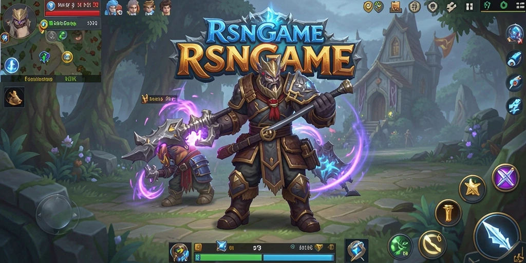 Menampilkan aksi gameplay yang seru dan mendebarkan di RSNGAME.