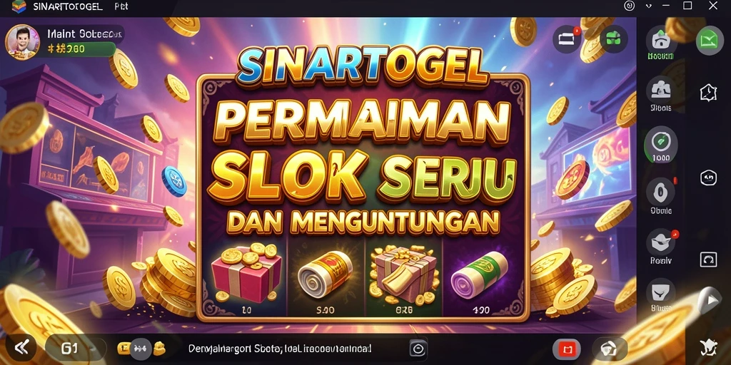 Screenshot dari gameplay seru SINARTOGEL dalam permainan Slot.