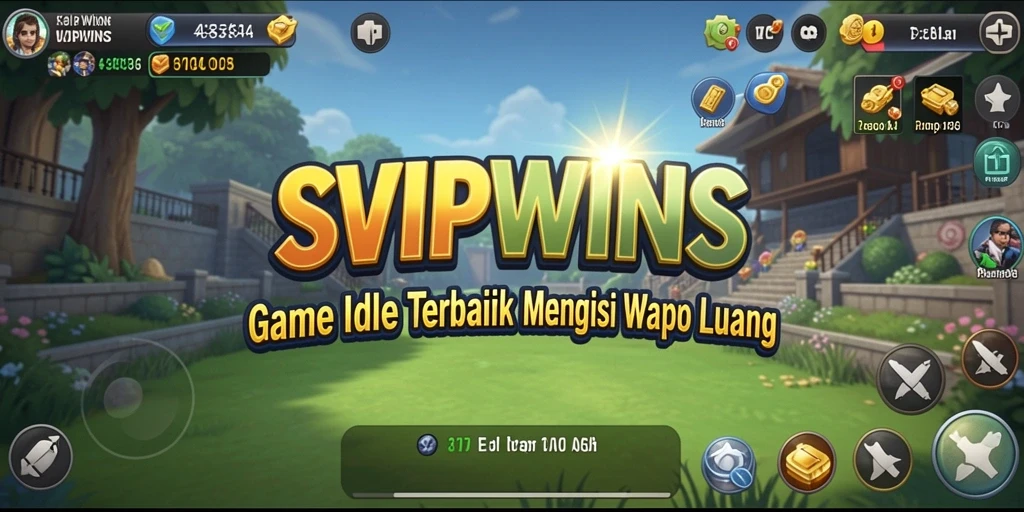 Tampilan gameplay SVIPWINS yang menenangkan dan menyenangkan.