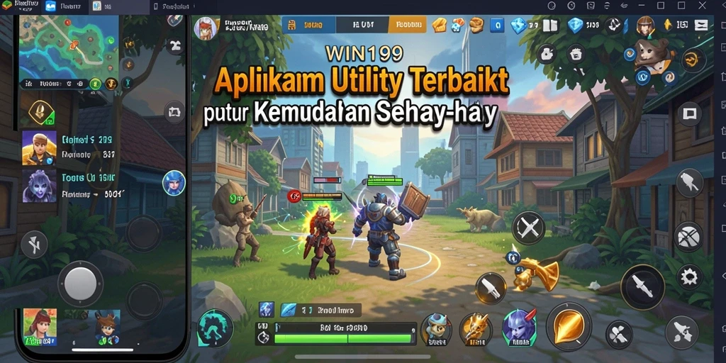 Tampilan antarmuka WIN199 yang intuitif dan menarik.